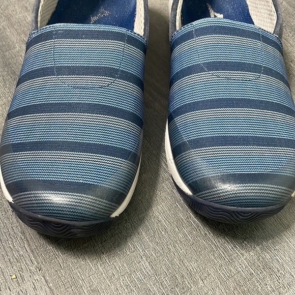 Dansko Harriet Blue Stretch Suede Leather Slip-on 38 - Picture 3 of 9